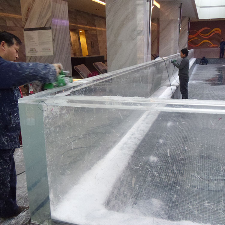 Acrylic wall panel swimming pool Бассейн из акриловых стеновых панелей