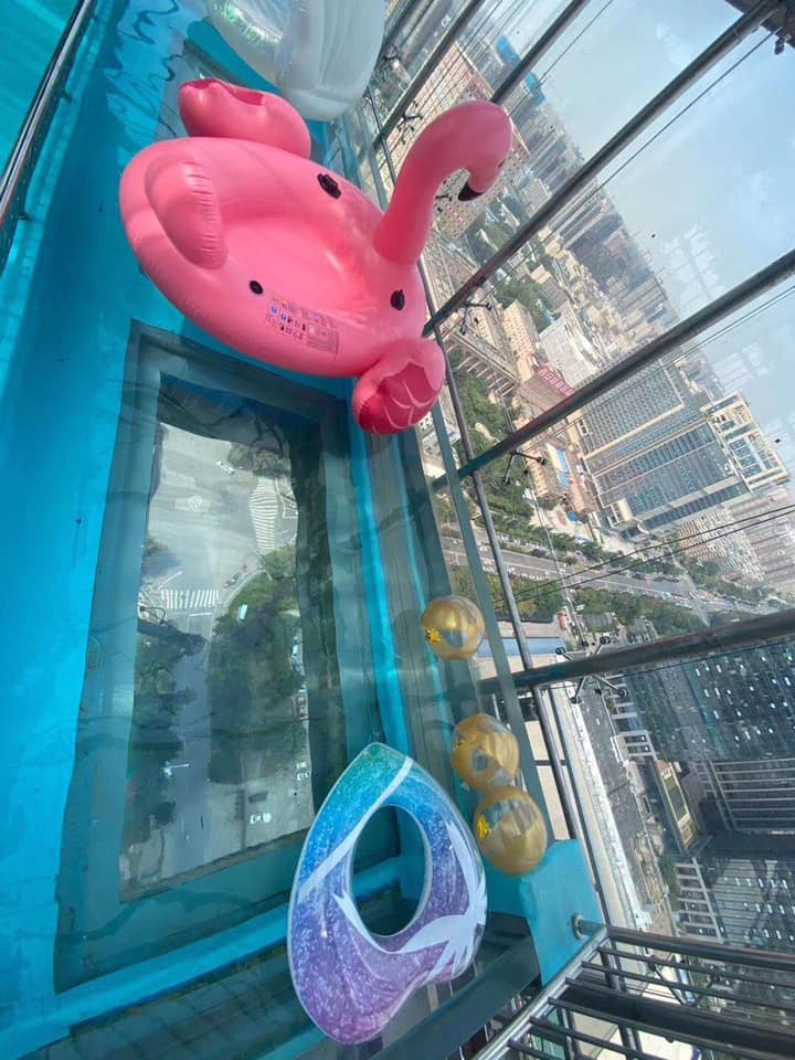 Acrylic wall panel swimming pool Бассейн из акриловых стеновых панелей