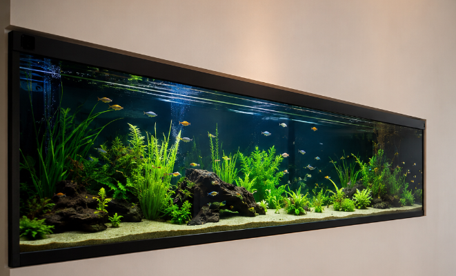 Custom Acrylic fish tank-LEYU Акриловый аквариум на заказ-LEYU